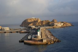 Arrivée à l'ile rousse.