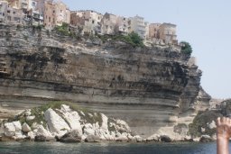 on reste bouche "baie" à Bonifacio