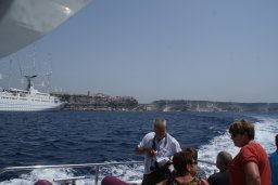 on reste bouche "baie" à Bonifacio