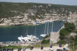 on reste bouche "baie" à Bonifacio