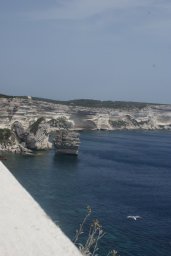 on reste bouche "baie" à Bonifacio